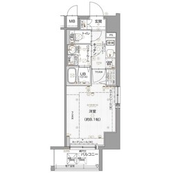 エスリード名古屋東別院の物件間取画像